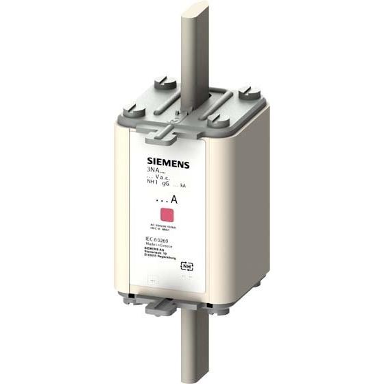 3x Siemens, Sicherung, NHSicherungseinsatz NH1 A gG Un AC Un DC (Diazed-Sicherung, 224 A)