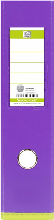 Produktbild Elba Ordner myColour, Rückenbreite: 80 mm, violett-hellgrün DIN A4, Einband aussen (A4, 80 mm, 1 Stück)