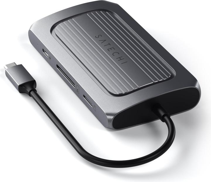 Actual product image Satechi USB-C station/replicator (U4MA3M) (USB-C, 7 ports)