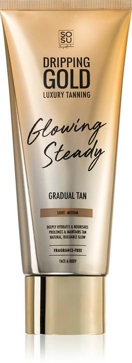 Produktbild Sosu Glowing Steady Gradual Tan - Self-tanning Cream - 200ml (Selbstbräunungsspray, 200 ml)