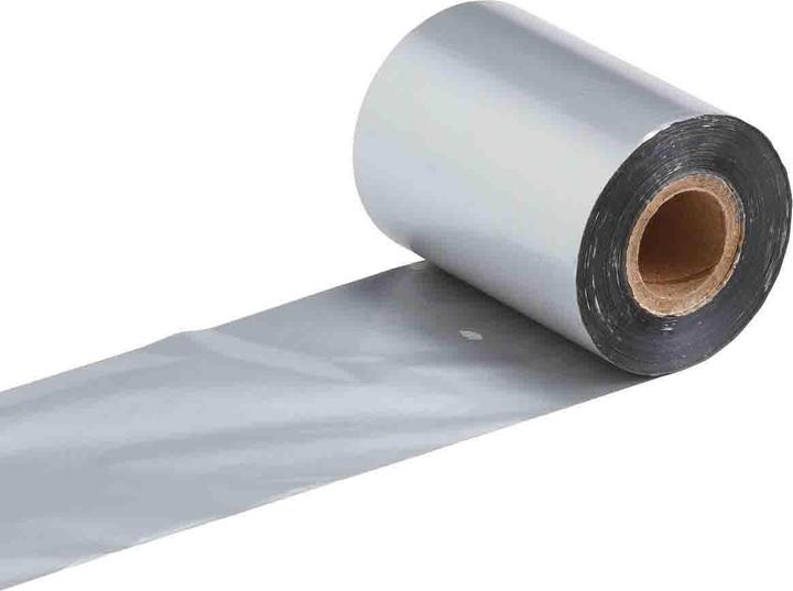 Brady R-4502S, ruban cire/résine, argent, 83.00 mm x 300.00 m, f. THT Bradyprinter (8.30 cm)