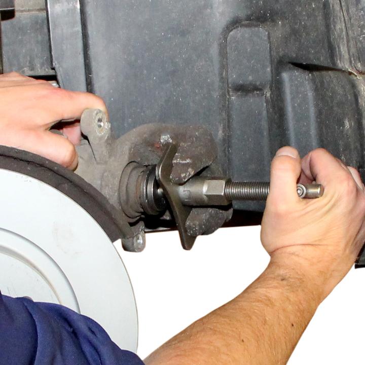 Actual product image tectake Brake piston return