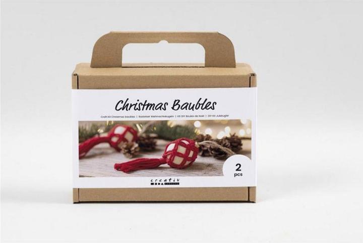 Image du produit Creativ Company Kit de bricolage Boules de Noël Macrame