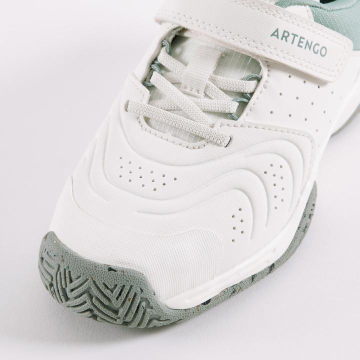 Produktbild Kuikma Kinder Tennisschuhe mit Klettverschluss - TS Strong Kd weiss (34)