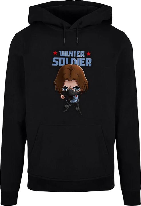 Actual product image Womens/Ladies Winter Soldier Bucky Toon Hoodie (M)