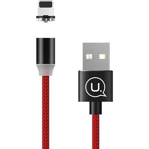 Usams Cavo USB-A - lightning, 1 m rosso (63738-uniw) (1 m, USB 2.0), Cavo USB