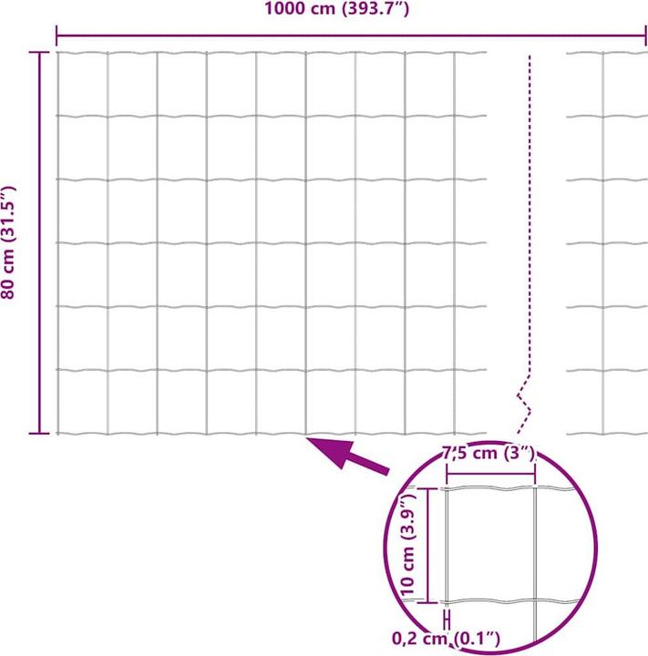 Produktbild vidaXL Eurozaun
