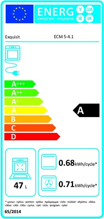 Energie-Label Exquisit ECM 5-4