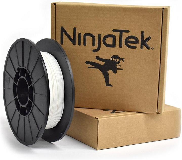 Actual product image NinjaTek NinjaFlex Filament for 3D Printer 1.75mm 500g Snow White (TPU, 1.75 mm, 500 g)