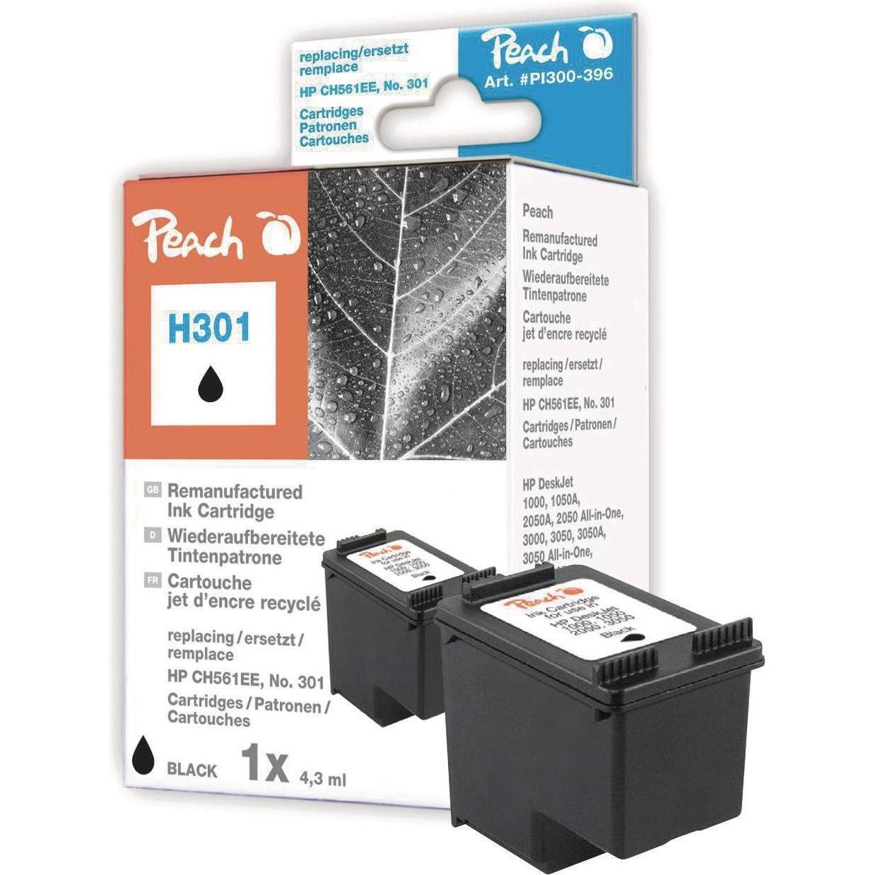 Thumbnail - Peach, Druckerpatrone, 301 (BK)