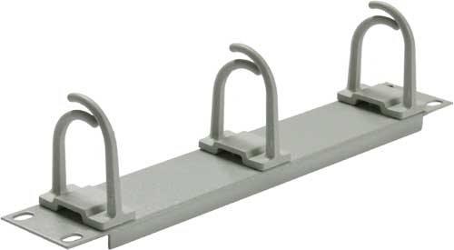 Actual product image Triton 10" cable management strip, light gray