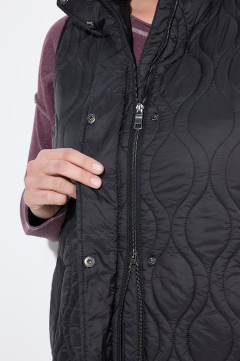 Actual product image Ulla Popken HYPRAR Ogee Quilted Vest (58)