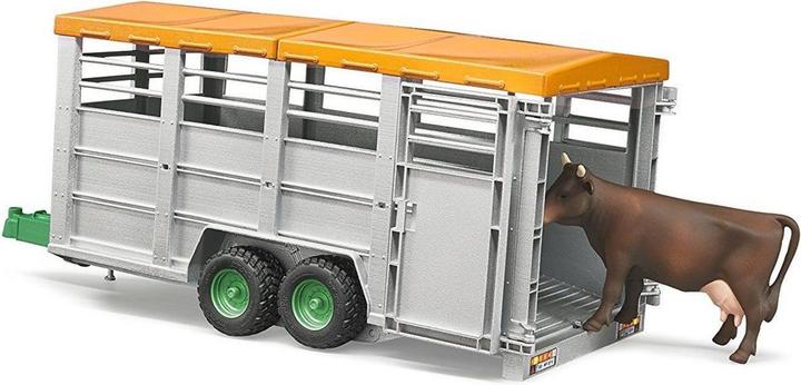 Actual product image Bruder Cattle trailer and cow