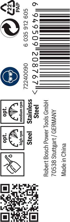 Actual product image Bosch Professional Zubehör Metal drill bits HSS-Co, DIN 338. For rotary drills/drivers (3.8 mm)