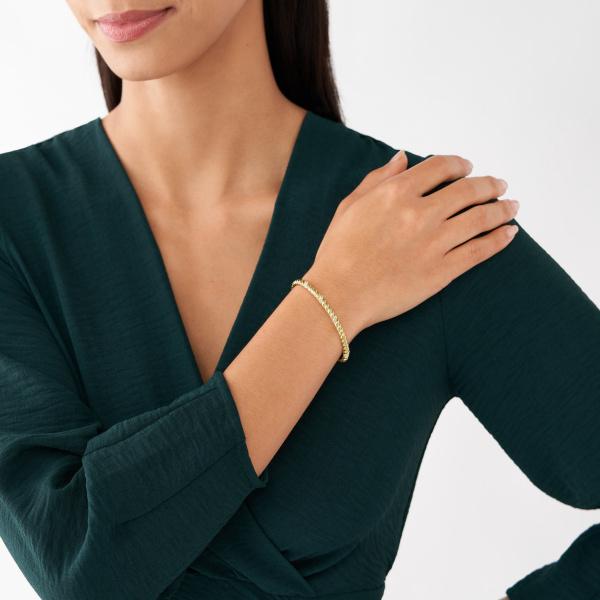 Immagine prodotto Fossil Gioielli Bangle (6.10 cm, Acciaio inossidabile, Vetro)
