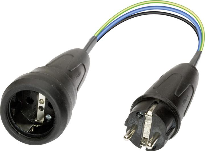 Produktbild Benning BENN 044131 Messadapter 16 A Schuko-Schuko (Adapter)