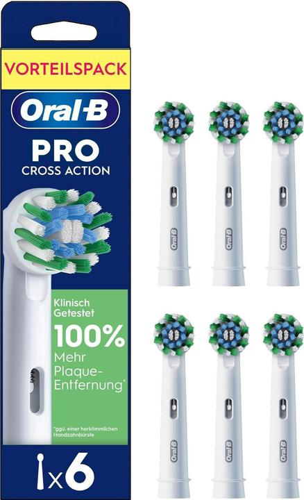 Productafbeelding Oral-B Pro CrossAction 6er Aufsteckbürsten (6x)