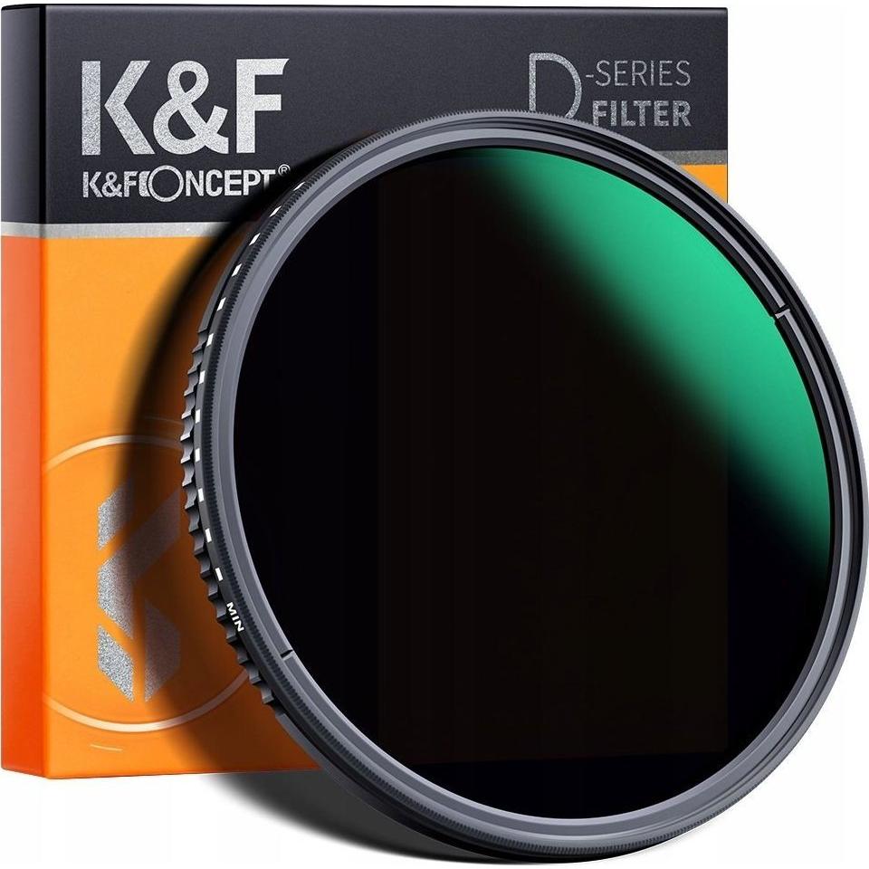 K&F Concept Filtr Kf Filtr K&f PeŁny Szary Regulowany Nd3-nd1000 77mm / 77 Mm /kf01.1837, Treppiede, Nero