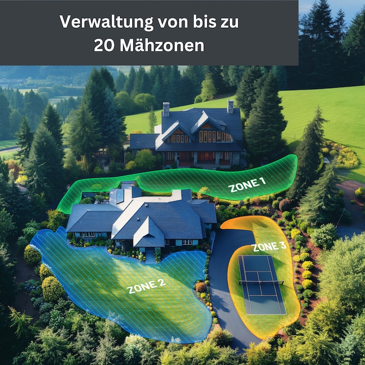 Actual product image Mammotion Luba 2 AWD 3000X (3000 m², Without boundary wire)