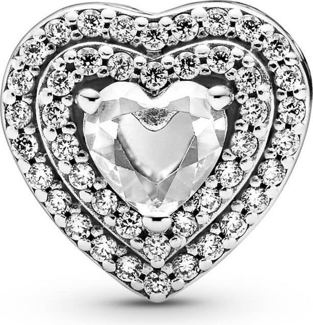 Immagine prodotto Pandora Scintillante cuori livellati Charms/Beads (Argento 925)