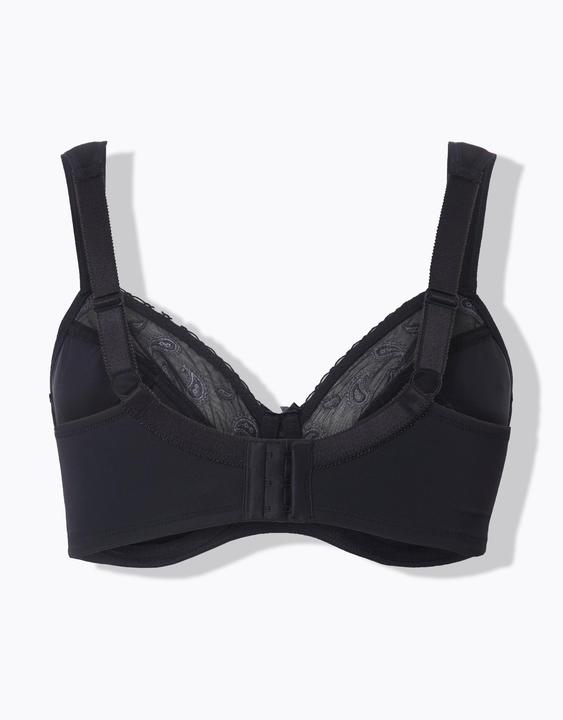 Actual product image Ulla Popken Paisley Underwire Bra (85 E)