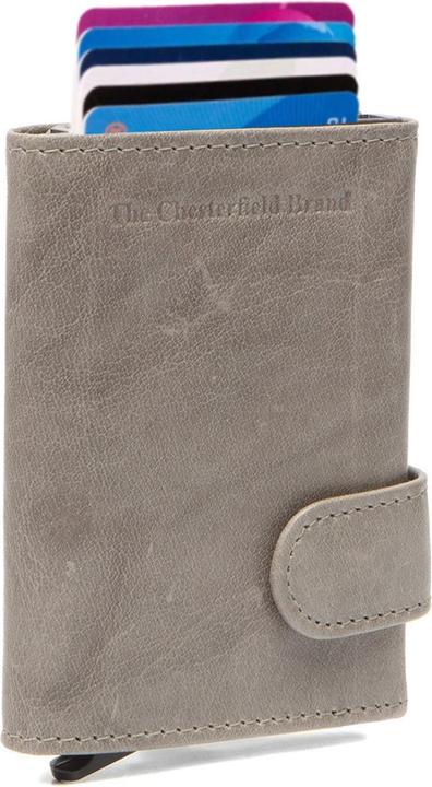 Produktbild The Chesterfield Brand Antique Buff Kreditkartenetui RFID Schutz Leder 7 cm