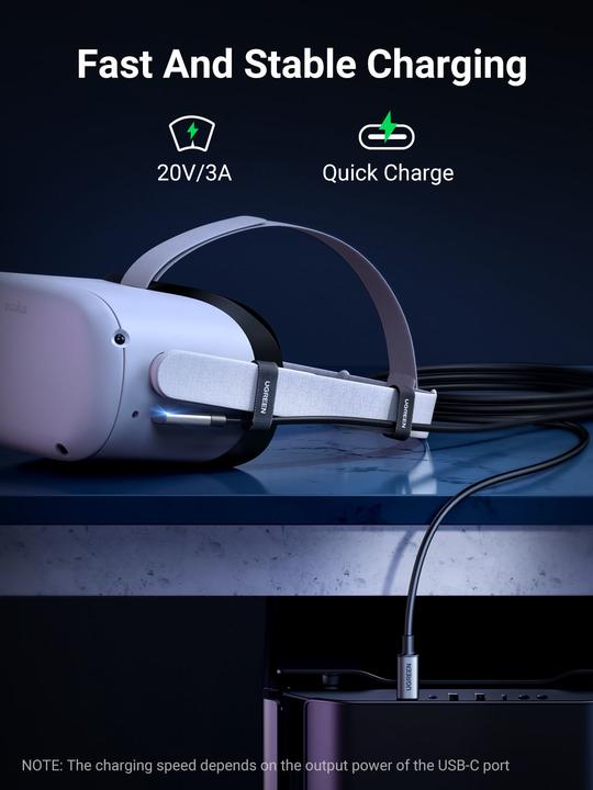 Produktbild Ugreen USB C – USB C (5 m, USB 3.2 Gen 1, 60 W)
