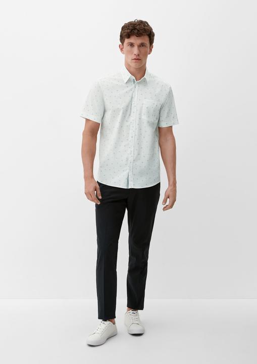 Immagine prodotto s.Oliver Hemd Kurzarmhemd mit Allover-Print (M)