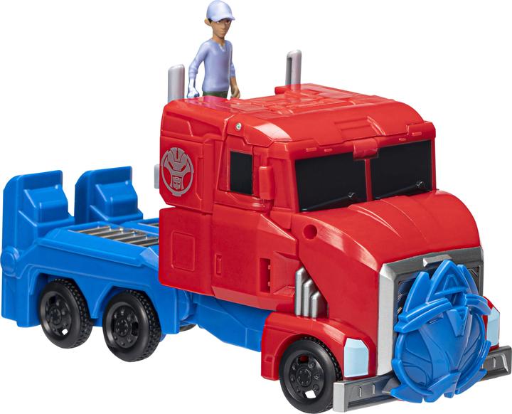 Produktbild Hasbro Transformers EarthSpark Spin Changer Optimus Prime mit Robby Malto Fi