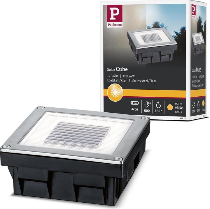 Image du produit Paulmann Lampe solaire Aron (3.60 lm, IP67)
