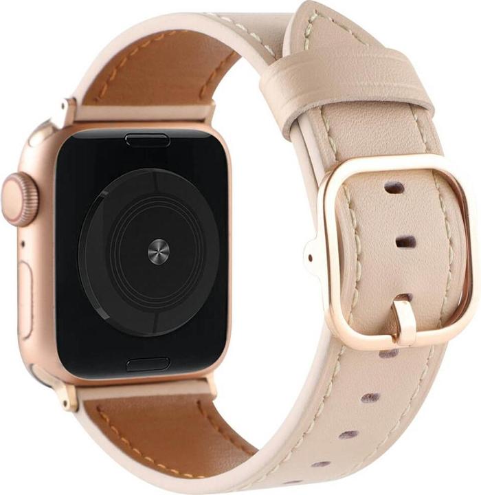 Produktbild Cover-Discount Apple Watch 44/45/46/49mm - Ersatzband Armband Leder (Leder)