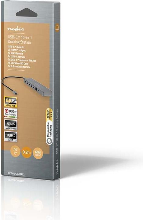Productafbeelding Nedis CCBW64260AT02 (USB-C, 7 ports)