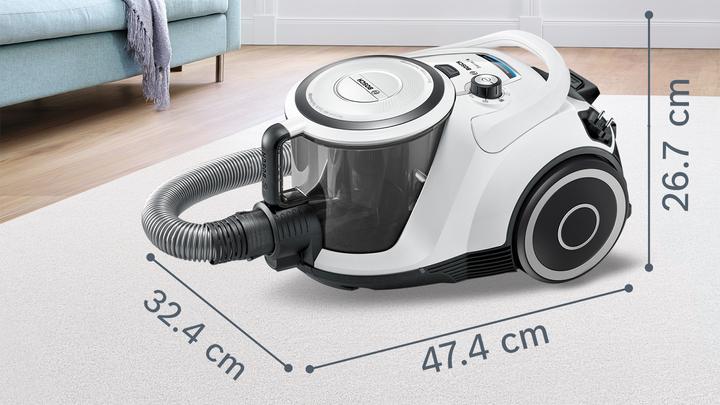 Actual product image Bosch Hausgeräte BGC41XALL GS41 Series / 6 white