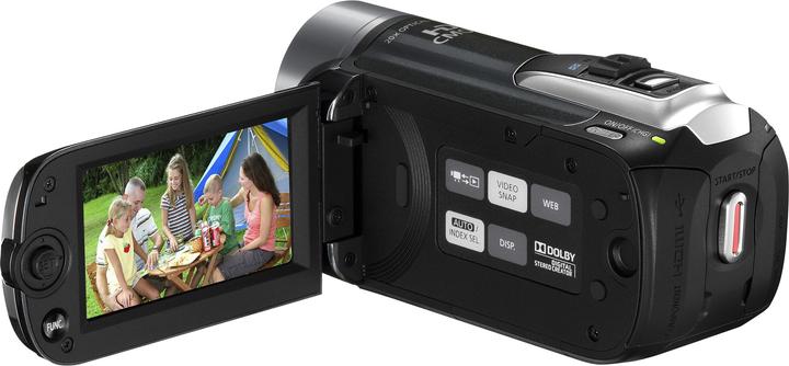 Produktbild Canon Legria HF R16, Full-HD Flash Camcorder, 8GB, Schwarz (20 x)