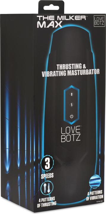 Produktbild XR Brands Stossende und Vibrationsmasturbator Schwarz