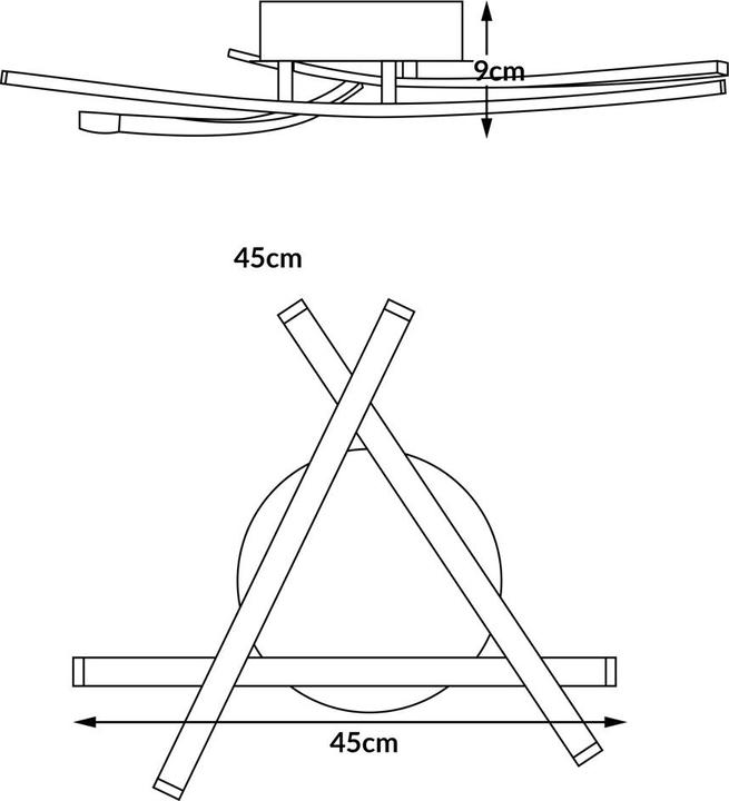 Actual product image Monzana Ceiling light (1200 lm)