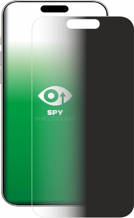 Actual product image upscreen Anti-spy privacy film Blue light protection film (1 Piece, Apple iPhone 16)