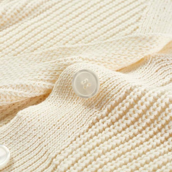 Immagine prodotto VidaXL Cardigan per bambini bianco neve 104,Materiale: 100 (104)