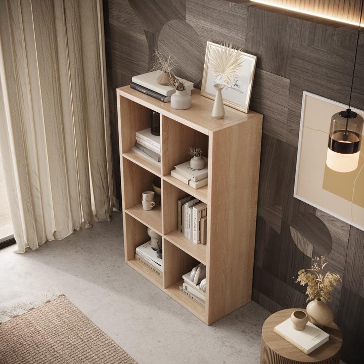 Actual product image ADRK Furniture Bücherregal Cleo IV (77 x 33 x 113.50 cm)