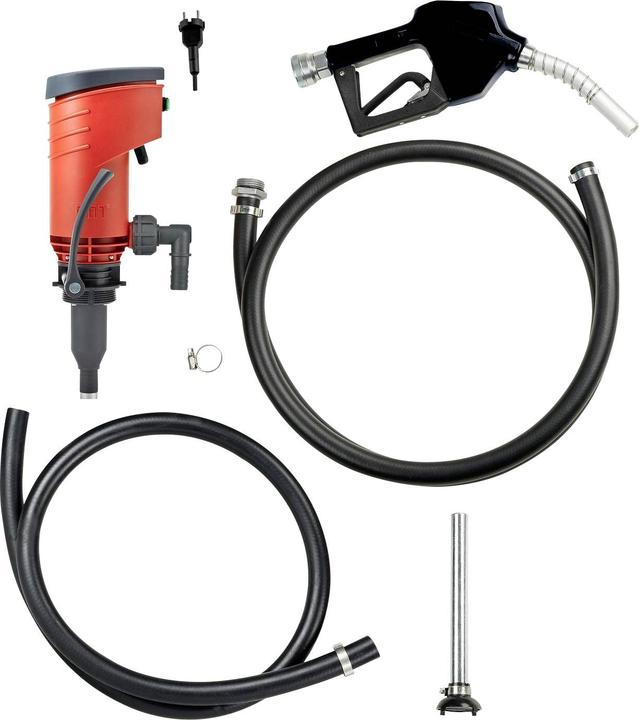 Actual product image Pressol Electric drum/container pump for heating oil/diesel, with mechanical nozzle, for