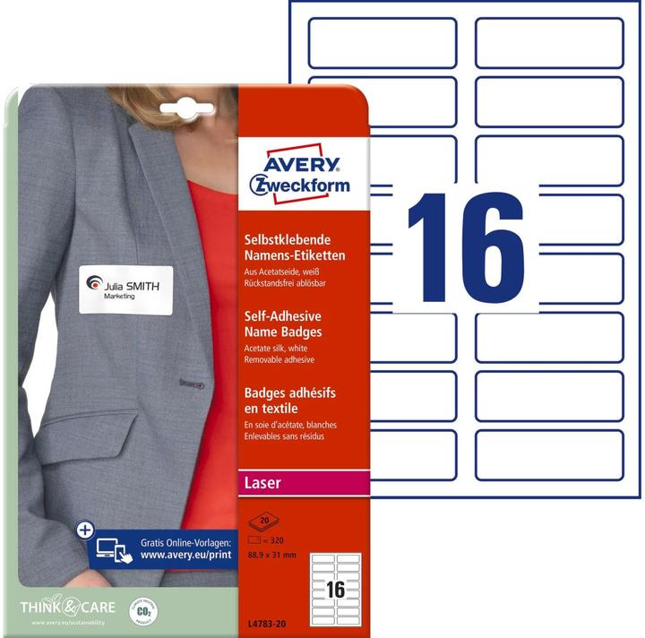 Avery Name labels