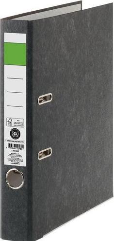Viking Folder Economy DIN A4 50 mm black 2 rings cardboard cloud marble (A4, 50 mm, 1 x)
