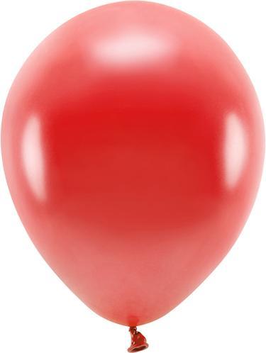 Produktbild Partydeco Eco Balloons 26cm metallic, red (1 pkt / 100 pc.) (100 x)