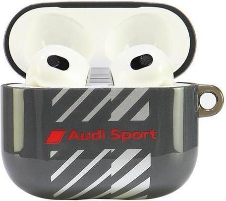 Actual product image Audi IML Sport AirPods 3 cover czarny/ black AUS-IMLAP3-RSQ/D1-BK (Headphone sleeve)