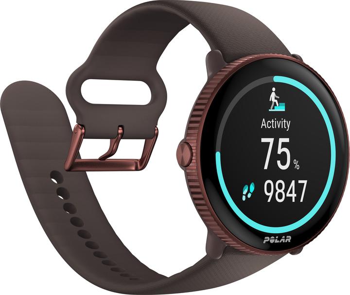 Productafbeelding Polar Ignite 3 (1.28") AMOLED Bruin GPS (satelliet) (43 mm)