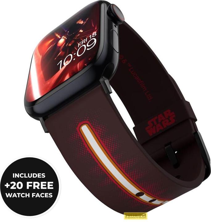 Immagine prodotto Moby Fox Bracciale Smartwatch Star Wars Darth Vader Lightsaber 22 mm (22 mm, Acciaio inossidabile, Silicone)