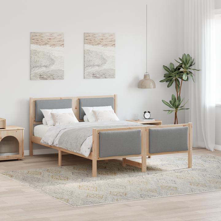 Actual product image vidaXL Moderner Bettrahmen (135 x 190 cm)