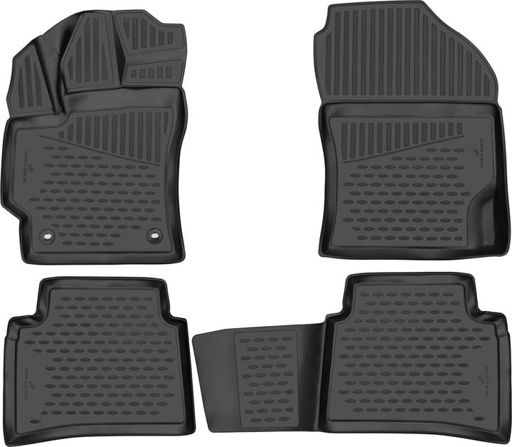 Actual product image Walser Rubber mats XTR for Toyota Corolla (E21) 01/2019-today (2 front mats + 2 rear mats)