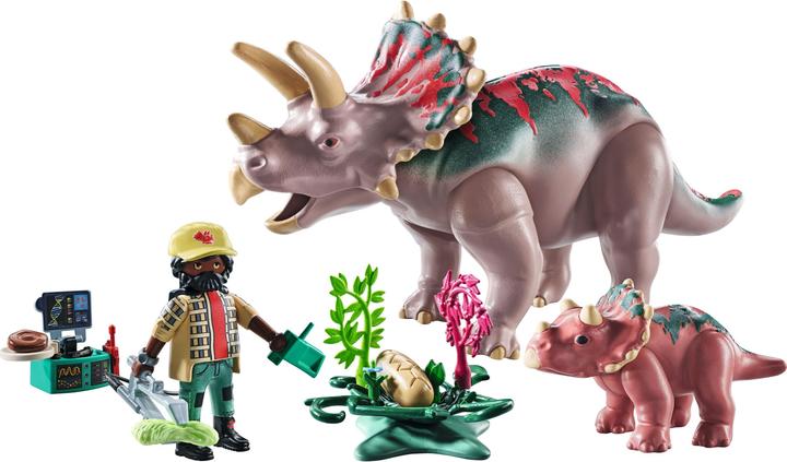 Immagine prodotto Playmobil Triceratopo con giovane animale