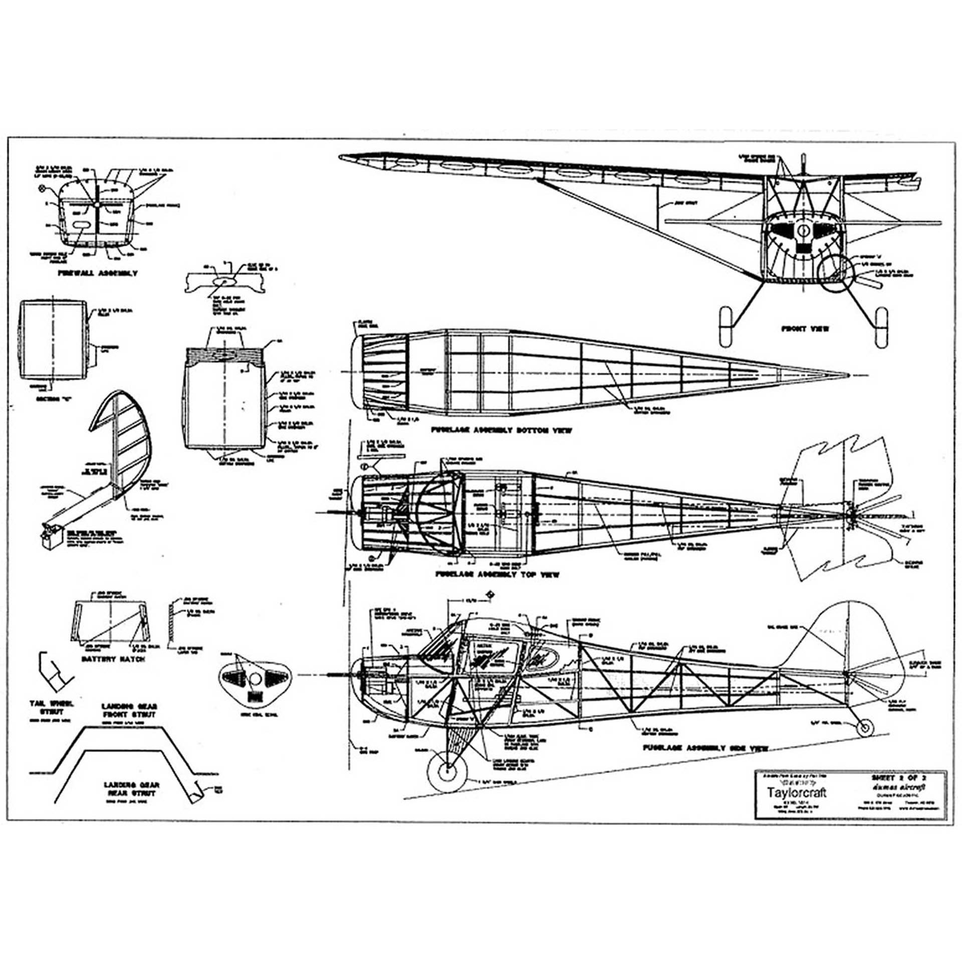 Thumbnail - Dumas Aircraft taylorcraft bc-12 holzbausatz laser cut